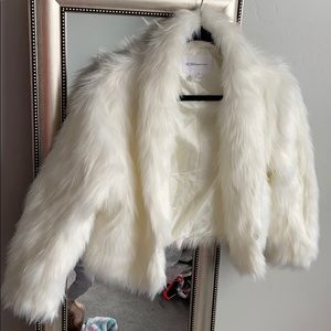 BCBGeneration faux fur cropped jacket